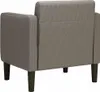 vidaXL Fauteuil avec accoudoirs gris clair 54 cm Tissu Voir les images du produit 5