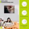 ARTland Leinwandbild Romantischer Rhythmus Größe: 80x60 cm Produktbild-Vorschau 3