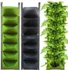 Merco Vertical Grow Bag 7 Fioriere da parete in tessuto Anteprima dell’immagine prodotto 2