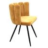 Chaise Ariel Velours Jaune - Lot De 2 Voir les images du produit 3