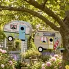 Vogelhauschen „Caravan“ - Farbmix - Holz - beige/grun - 24 Produktbild-Vorschau 2