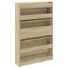 vidaXL Scarpiera rovere Sonoma 80x21x125,5 cm Materiale a Anteprima dell’immagine prodotto 6