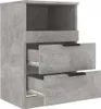 vidaXL Noční stolek Concrete Grey Wood Material Náhled obrázku produktu 5