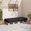 vidaXL Modulares Sofaelement Anthrazit 70x70x36 cm Stoff Produktbild-Vorschau 2