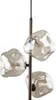 Pendelleuchte Metall Rauchglas G9 29 cm breit H: max. 90 cm Produktbild-Vorschau 3