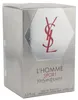 Silberne Verpackung von L’Homme Sport Yves Saint Laurent mit rotem YSL-Logo auf sechseckigem Design, 100 ml Eau de Toilette. Produktbild-Vorschau