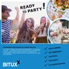 BITUXX Biergartengarnitur Bierzelttisch Stehtisch Kreuzform Produktbild-Vorschau 11