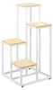 Relaxdays 10038800, Stojan na rostliny, MDF, Ocel, Bílá, Náhled obrázku produktu 9