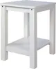 Homestyle4u Holzhocker Hocker Holz Weiß 2 Stück Sitzhocker Produktbild-Vorschau 6