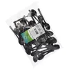 Papstar Kaffeelöffel, -PP 13 cm schwarz extra stabil, 50 Produktbild-Vorschau 2