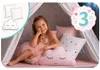 Nukido 740022 Kindertent met guirlande en lichtjes - roze Productafbeelding-voorbeeld 31