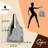 Caspar große Wildleder Hobo Bag Leder Shopper Damen Tasche Produktbild-Vorschau 6