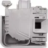 A close-up, studio shot of a gray plastic appliance part. Produktbild-Vorschau