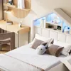 Flieks Kinderbett 90x200cm mit Rutsche und Led, Polsterbett Produktbild-Vorschau 6