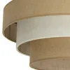 Deckenleuchte Stoff 50 cm breit Beige Sandfarben E27 Produktbild-Vorschau 4