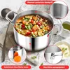 Herogo Edelstahl Kochtopf mit Glasdeckel Ø 20 cm für Produktbild-Vorschau 4