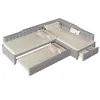 Merax L-vormig gestoffeerd bed van 90x200 cm met Productafbeelding-voorbeeld 6