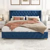 okwish Polsterbett Doppelbett 160×200cm mit Lattenrost und Produktbild-Vorschau 3