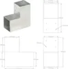vidaXL Pfostenverbinder 4 Stk. L-Form Verzinktes Metall 101 Produktbild-Vorschau 8
