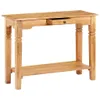 The Living Store Konsolentisch 100x40x76 cm Massivholz Produktbild-Vorschau 1