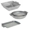 bremermann Grillkörbe 3er Set Edelstahl Grillpfanne Produktbild-Vorschau 1