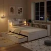 Flieks Jugendbett 140x200cm mit Ladefunktion und Led, Produktbild-Vorschau 2