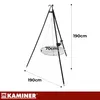 Kaminer 27556 Trépied pour barbecue avec grille 190 x 70 cm Voir les images du produit 3