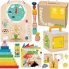 Tooky Toy Educational Montessori Box Puzzle Abacus Weather Produktbild-Vorschau 1