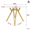 Flieks Esstisch Rundtisch 100x100x76 cm, Küchentisch mit Produktbild-Vorschau 6