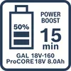 Bosch Ladegerät GAL 18V-160, Karton Produktbild-Vorschau 7
