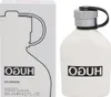 A white bottle of Hugo Boss Reversed Eau de Toilette for men and its packaging are displayed against a white background. Náhled obrázku produktu