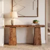 Console tafel van massief hout, 160 cm, salontafel voor Productafbeelding-voorbeeld 7