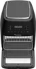 A black TurboTronic air fryer with its drawer open, showing the interior basket and drip tray. Produktbild-Vorschau