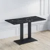 Kondela Bistro-Esstisch Rinaldo Typ 2 120x60 cm - schwarzer Produktbild-Vorschau 2