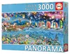EDUCA Panoramapuzzle Life 3000 dlks Produktbild-Vorschau 2