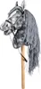 HKM Kids Hobby Horse, Grau Anteprima dell’immagine prodotto 3