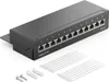 deleyCON CAT 6a Patchpanel Verteilerfeld 12 Port - Desktop Produktbild-Vorschau 1