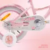 Mädchenfahrrad 14 Zoll Glocke Zusatzräder Schubstange Produktbild-Vorschau 4