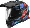 LS2 Endurohelm MX702 Pioneer II, zwart, rood, blauw, maat Productafbeelding-voorbeeld 1