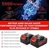 TEENO Tronconneuse a Batterie, Mini Tronçonneuse Électrique Voir les images du produit 6