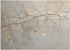 Vlies fototapete Blätter Zweige Natur 350x245 cm Feeby Grau Produktbild-Vorschau 1