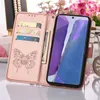 Galaxy Note 20 4G Hülle, Schmetterling Prägung Flip Leder Produktbild-Vorschau 5