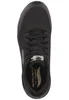 A top-down view of a black Skechers Arch Fit shoe. Produktbild-Vorschau
