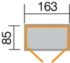 Garten-/Terrassenschrank 361 Gr.1 B x T x H 100 x 105 x 195 Produktbild-Vorschau 3
