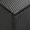 vidaXL Gartenbox Poly Rattan 180x90x70 cm Schwarz -  Produktbild-Vorschau 11