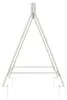 vidaXL Schommelboog, antiek wit, 113 x 121,5 x 168 cm, Productafbeelding-voorbeeld 4