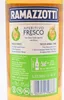A close-up shot of a bottle label for Ramazzotti Aperitivo Fresco. Produktbild-Vorschau