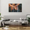 Bilder auf glas - 3 Teile - Frau Hände Wiese - 105x70cm - Produktbild-Vorschau 6