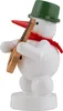 Schneemann Musikant mit Gitarre (8cm) von Zenker Volkskunst Produktbild-Vorschau 3