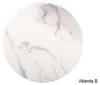 Lot de 2 tables gigognes ATLANTA rondes en métal et verre Voir les images du produit 2